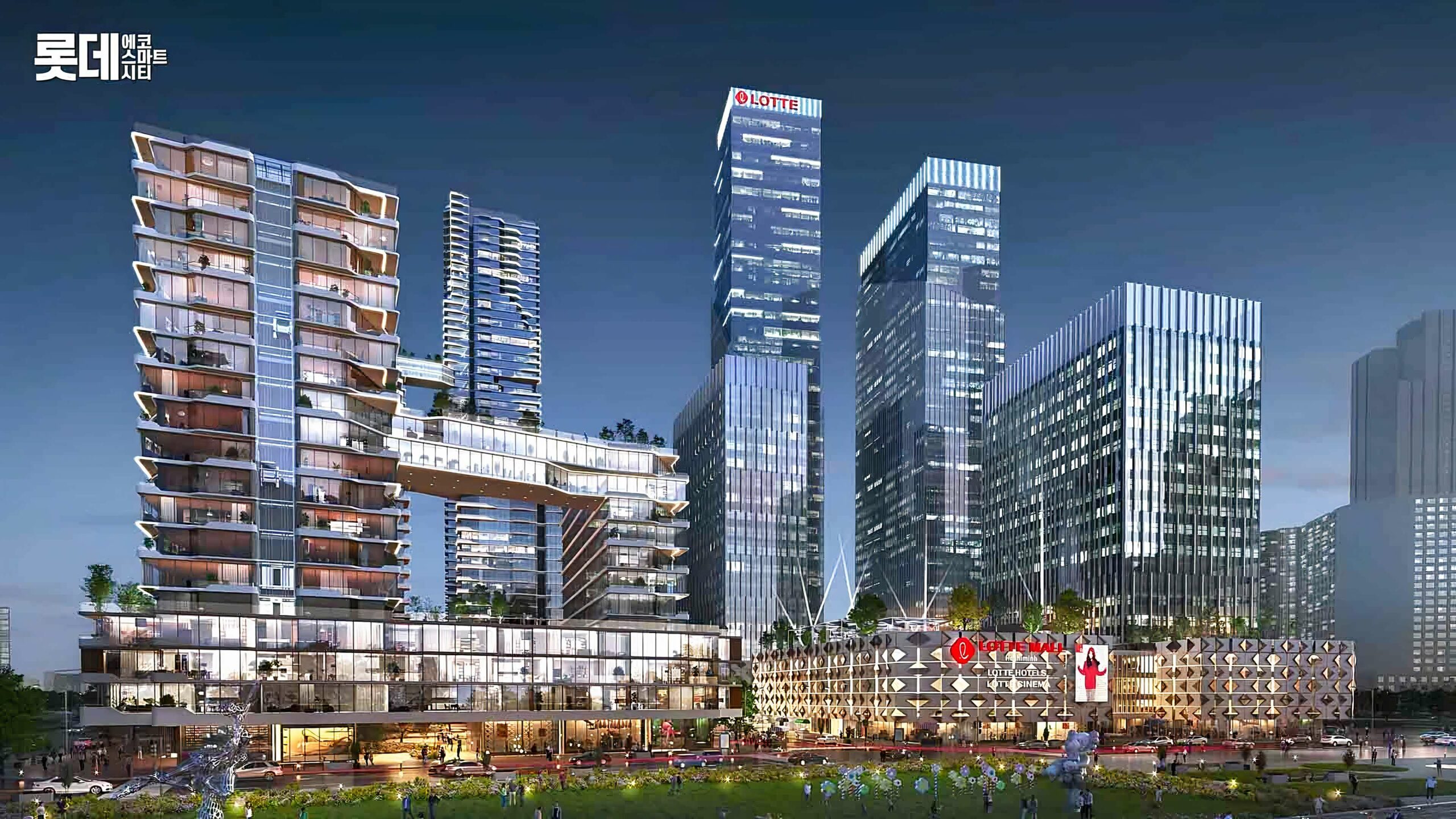Thiết kế dự kiến dự án Lotte Eco Smart City
