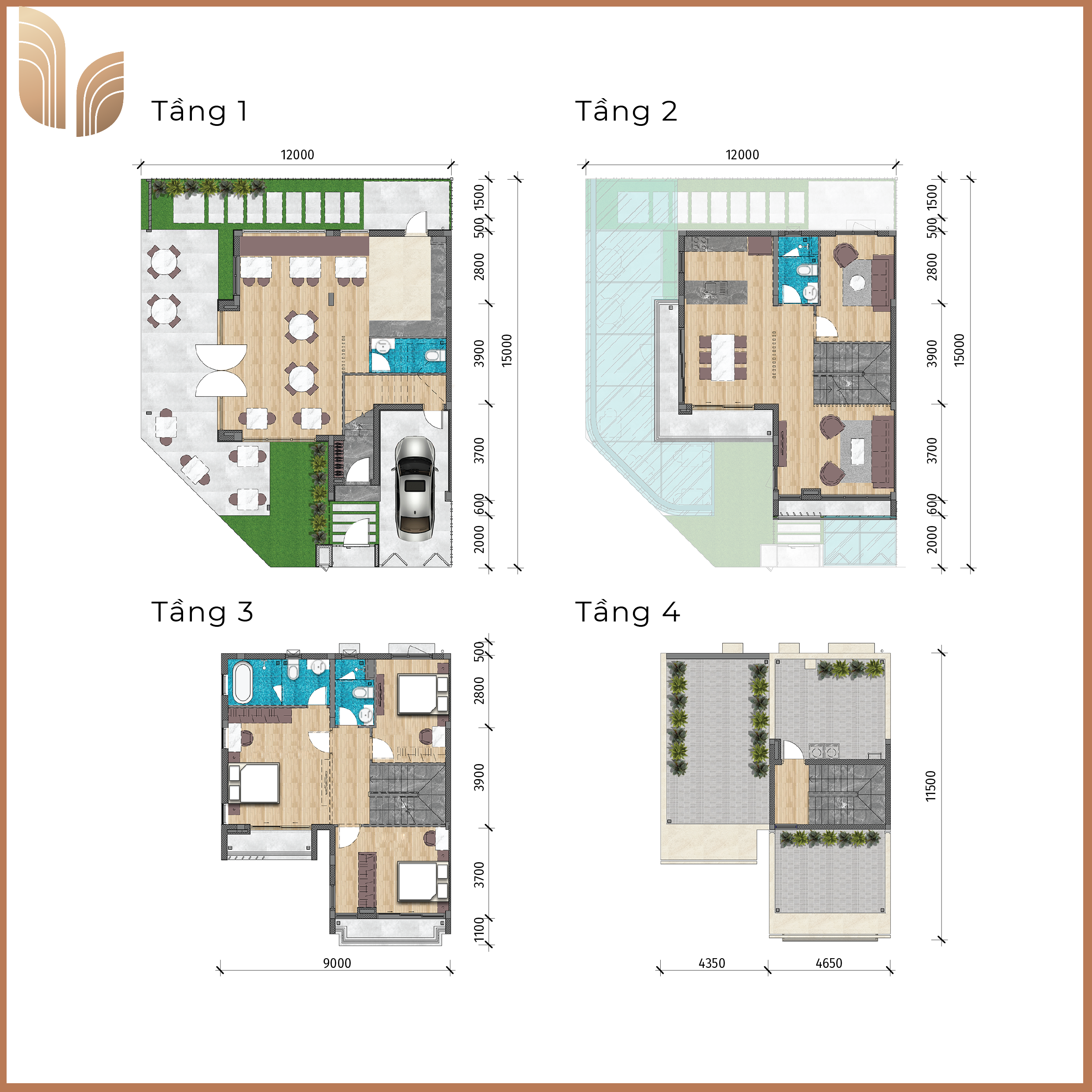 LAHome-Mặt bằng biệt thự thương mại SV