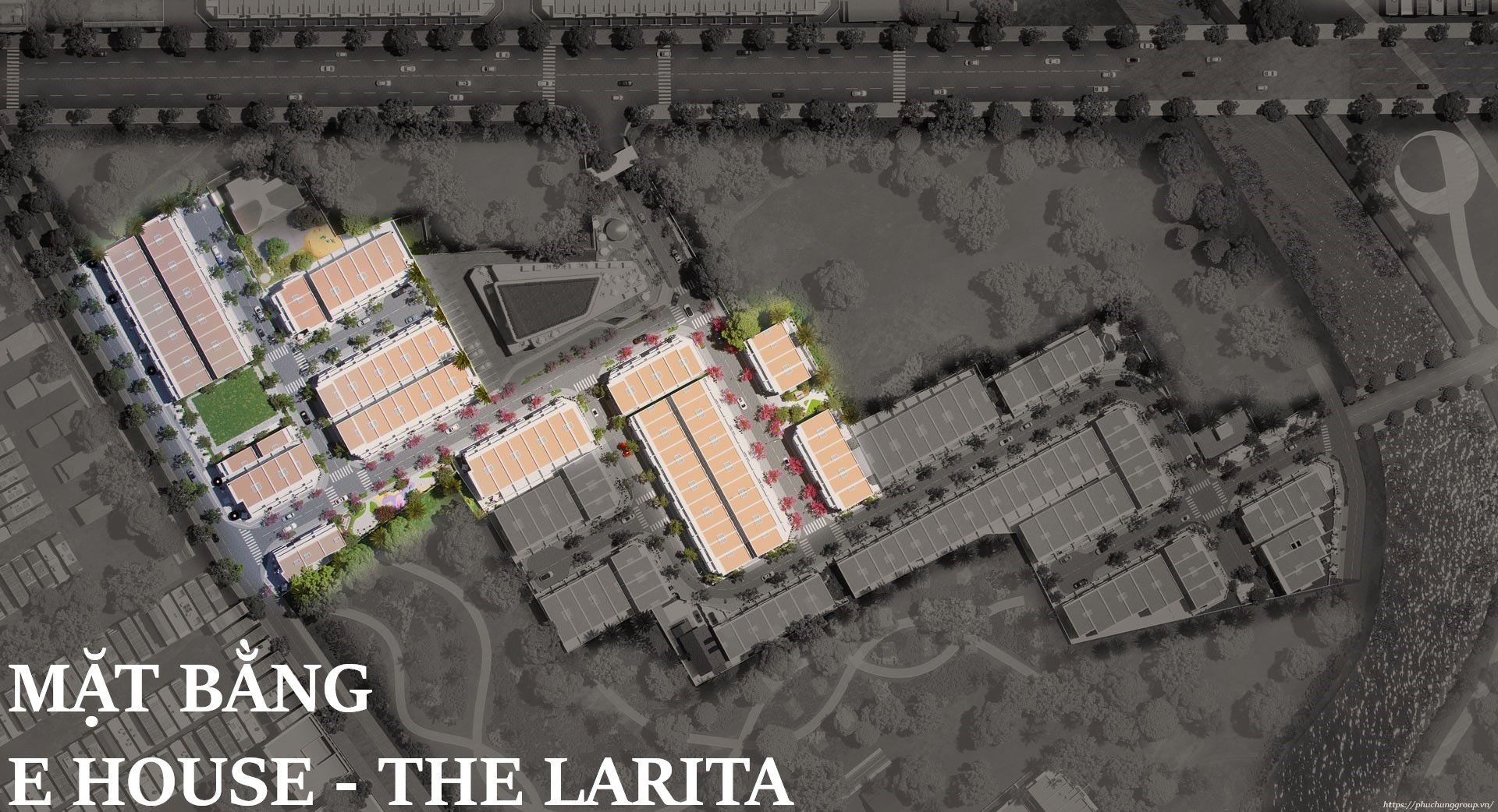 Mặt bằng E House Xuân Thảo - The Larita