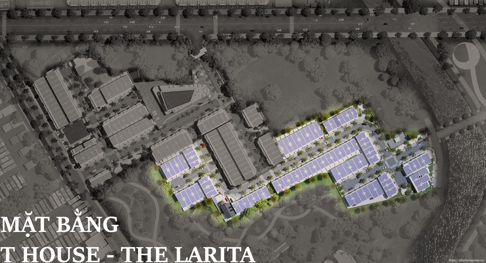 Mặt bằng T House Xuân Thảo - The Larita