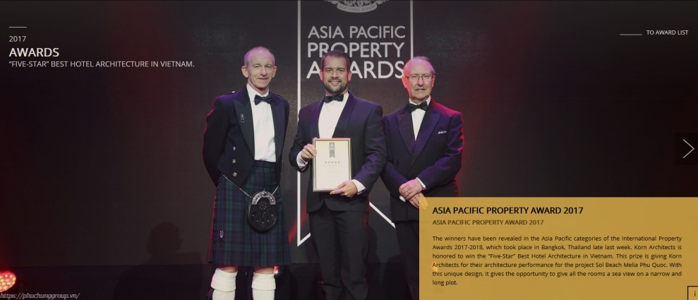 Korn Architects vinh danh tại giải thưởng Asia Pacific Property Award 2017