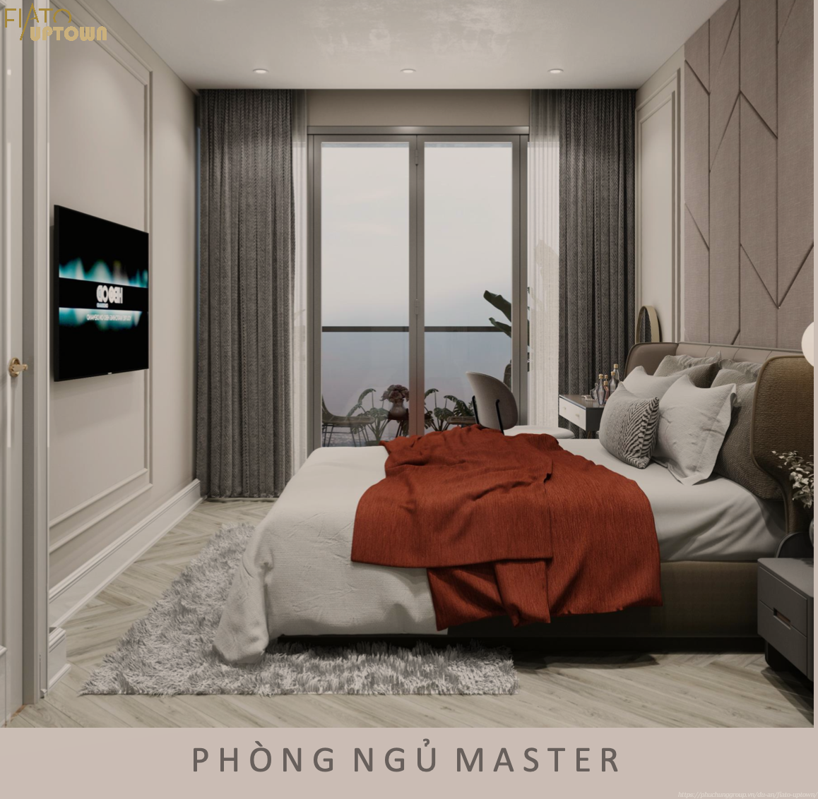 Phòng ngủ Duplex Fiato Uptown Thủ Đức