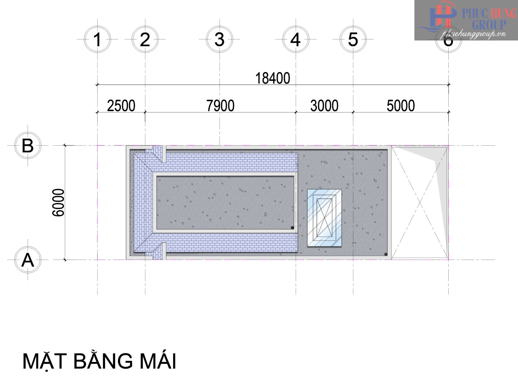 Mặt bằng mái shophouse Agora City