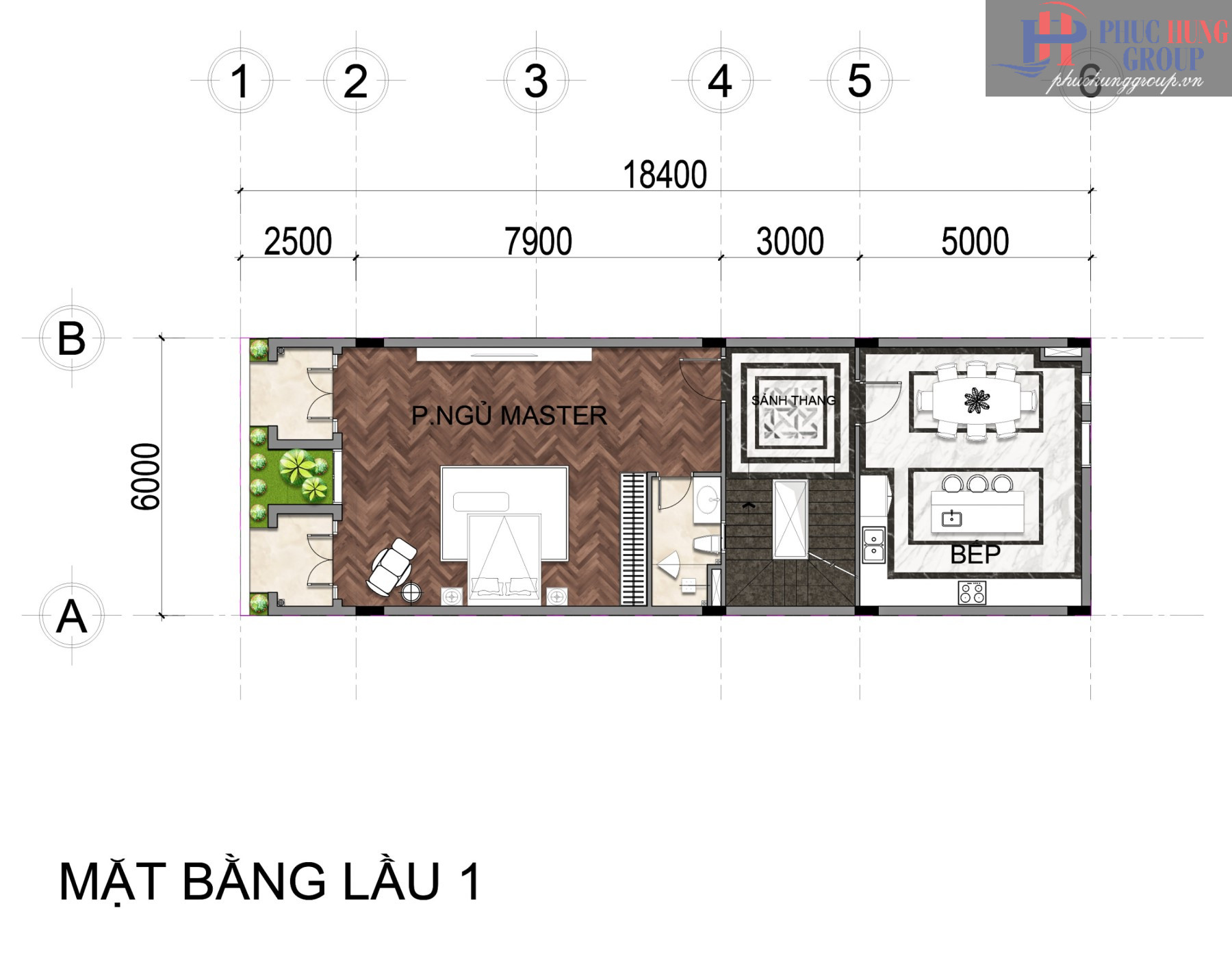 Mặt bằng shophouse lầu 1 Agora City