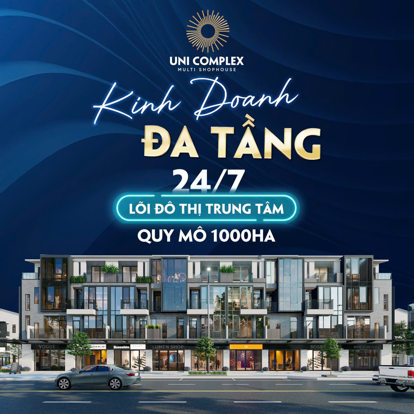 Uni Complex Kinh Doanh đa Tầng 1