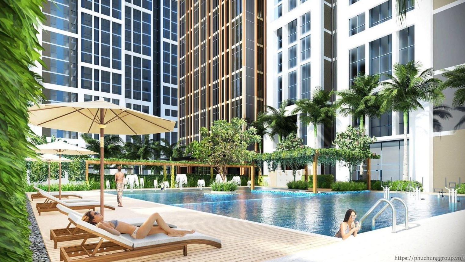 Khu Thư Giãn Ngoài Trời Tại Citigrand