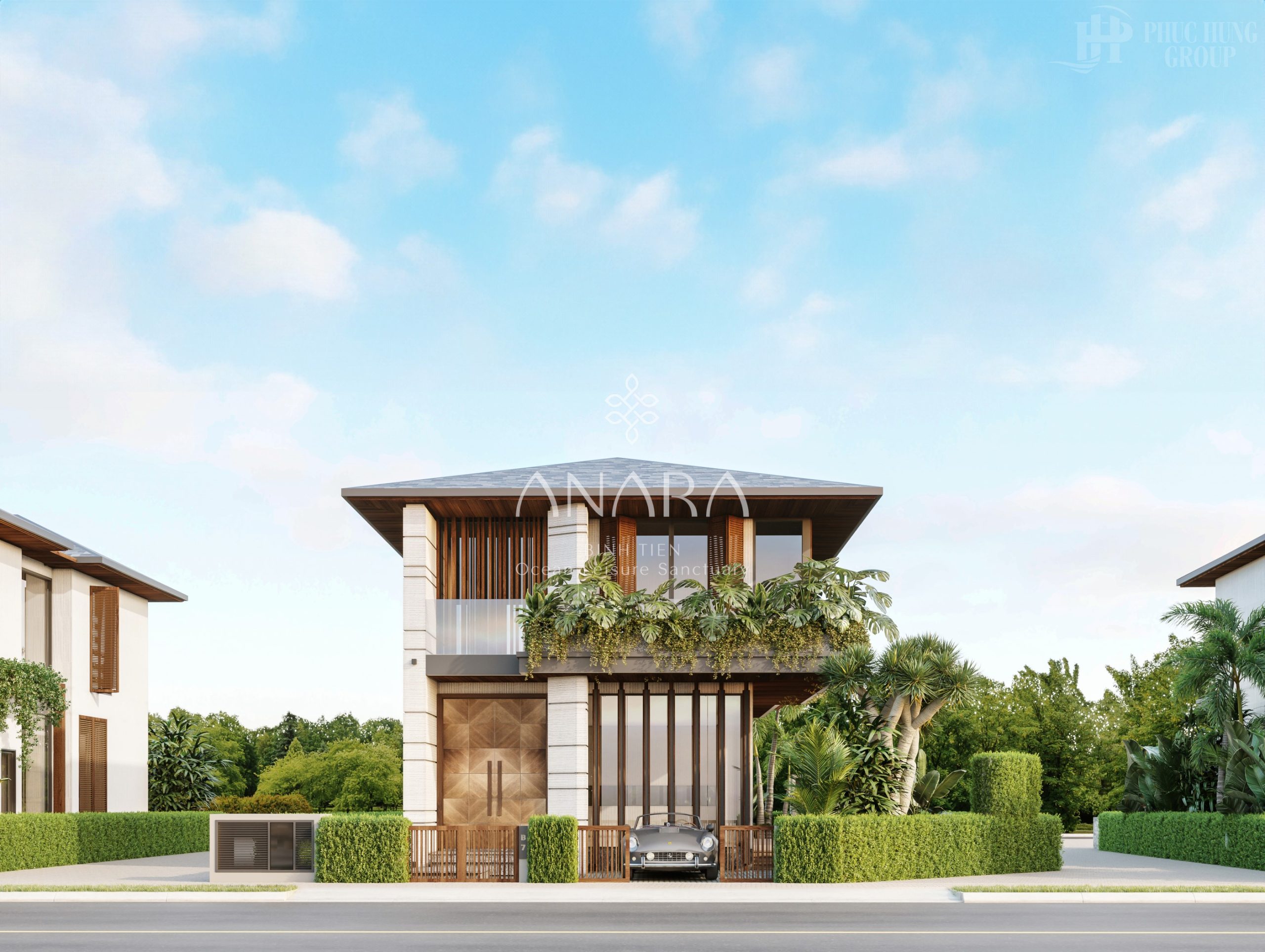 Layout Anara Binh Tien_garden Villa