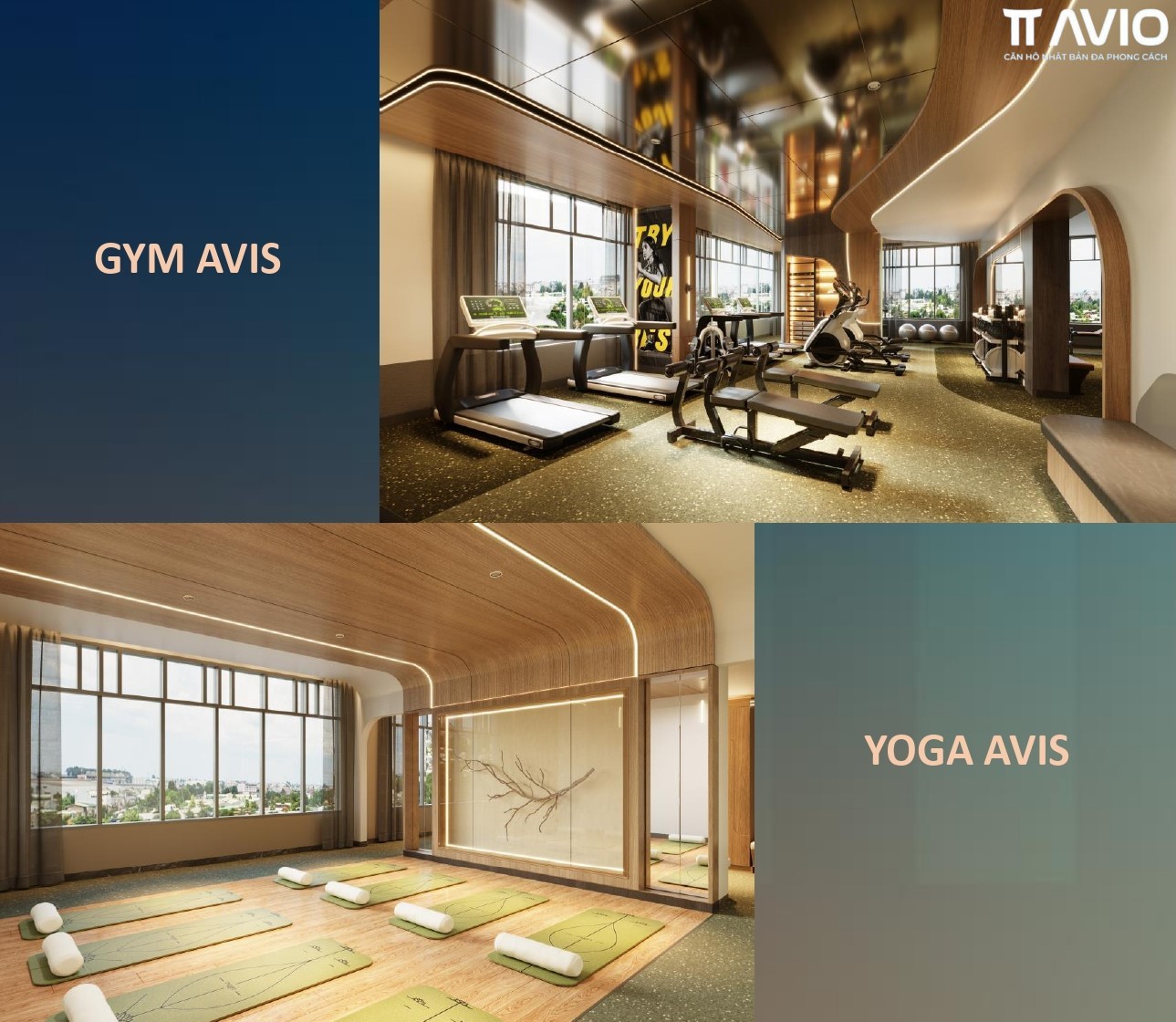 Tiện ích Gym Yoga Tầng 3 Tháp Avis Dự án Tt Avio Bình Dương