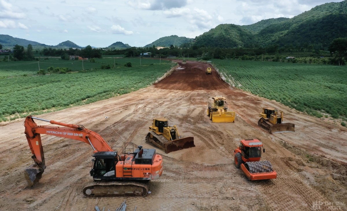 Hình ảnh đang đẩy Nhanh Tiến độ Thi Công Tuyến Cao Tốc Biên Hòa - Vũng Tàu