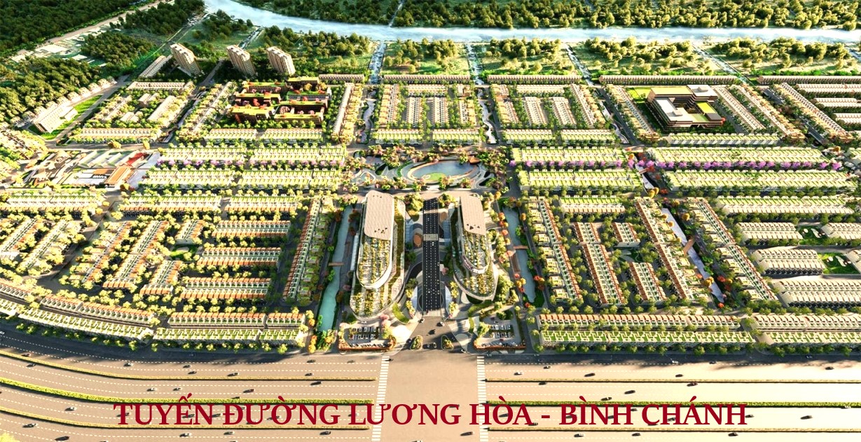 Tuyến đường Lương Hòa - Bình Chánh Phía Trước Dự án La Home