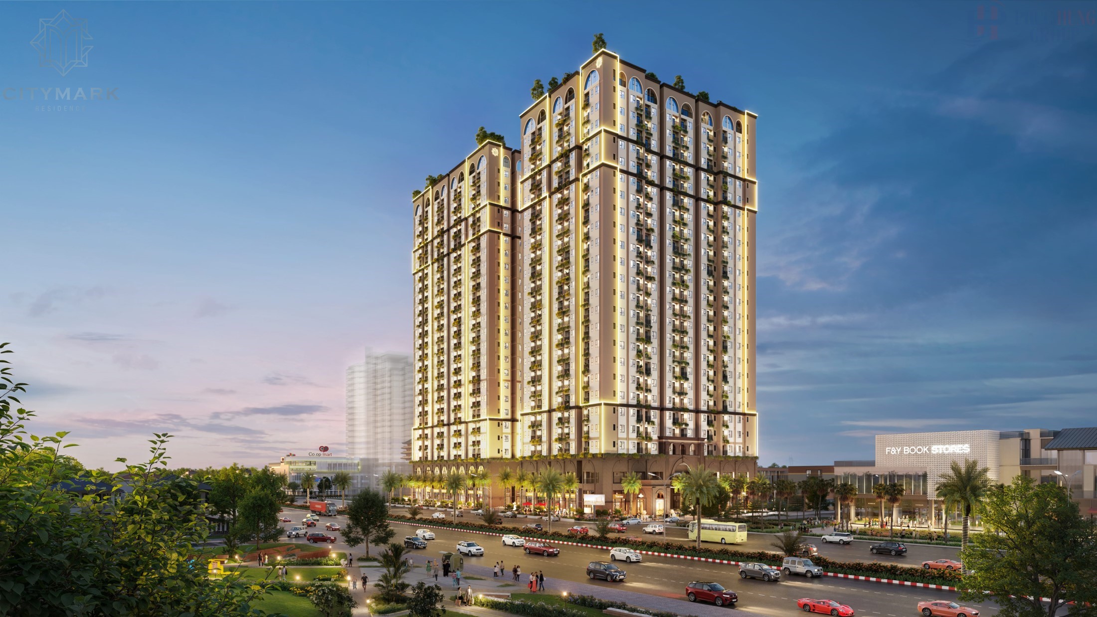 Kiến Trúc Căn Hộ Citymark Residence Phú Mỹ Bà Rịa Từ Ngã 3 Nguyễn Trãi Ql5q1