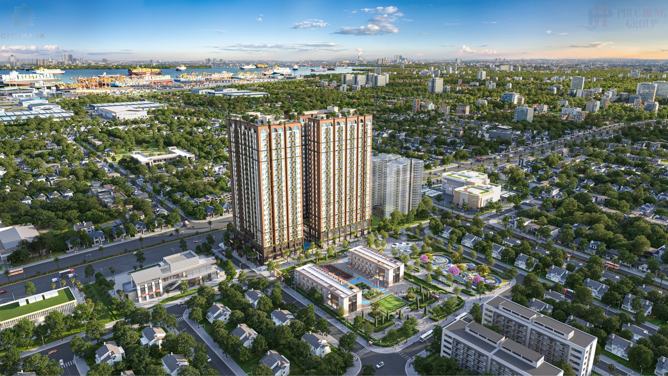 Tổng Thể Citymark Residence Phú Mỹ Bà Rịa View Cảng Phú Mỹ