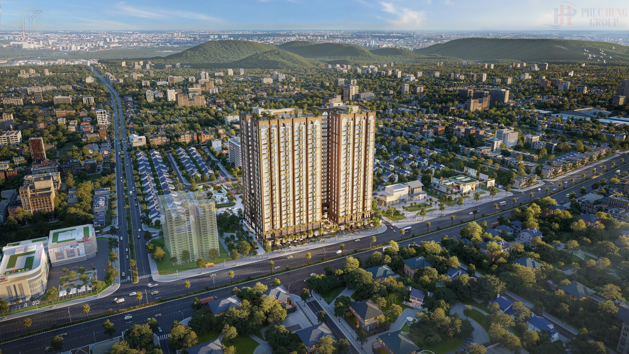 Tổng Thể Dự án Citymark Residence Phú Mỹ Bà Rịa Vũng Tàu View Núi Thị Vải