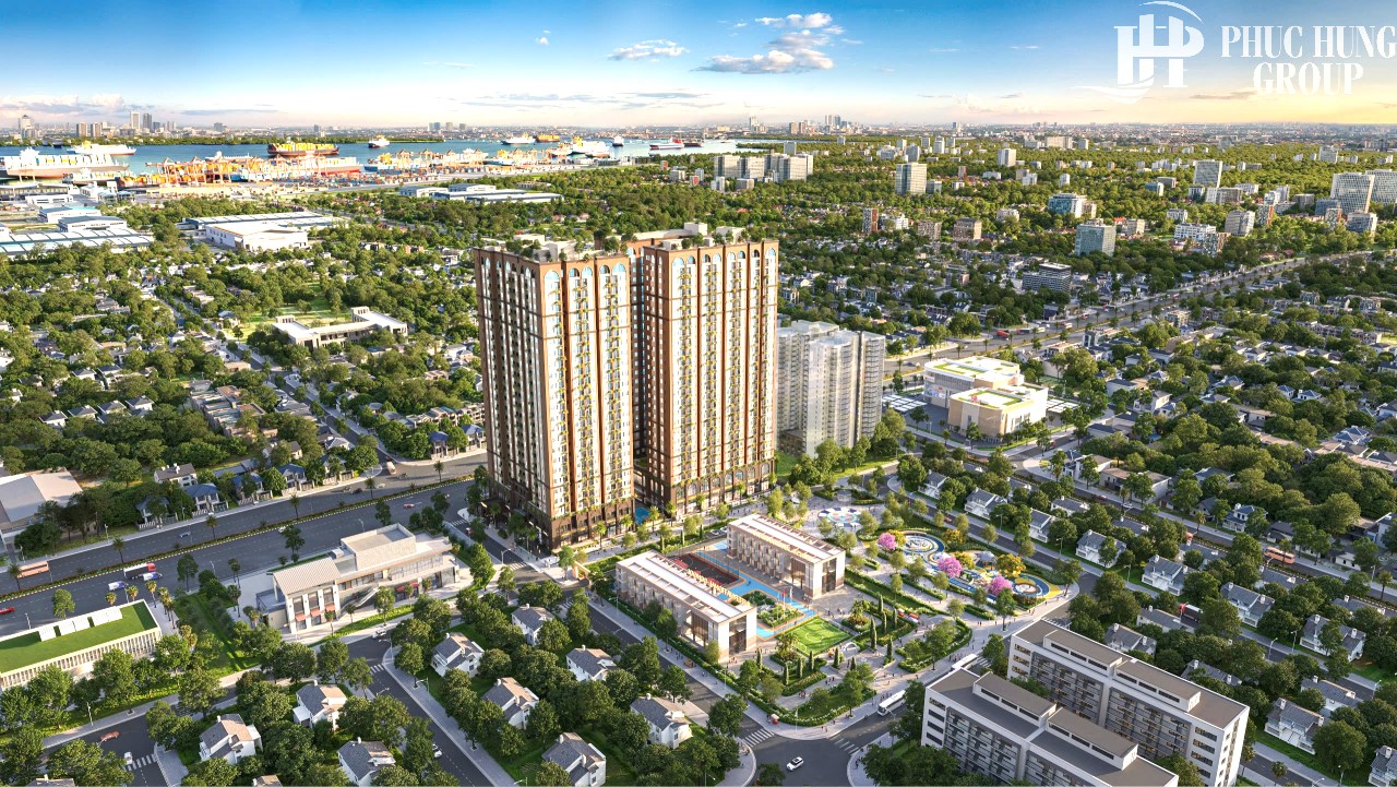 View Trên Không Nhìn Toàn Cảnh Citymark Residence Giữa Lòng Thành Phố