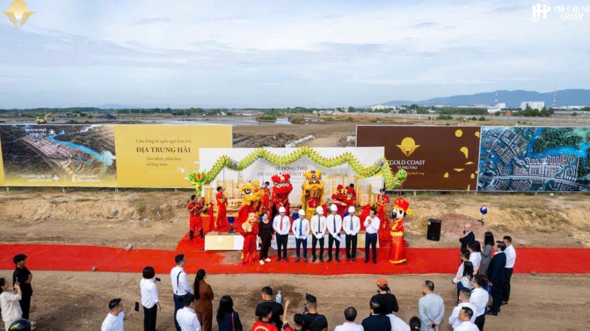 Lễ động Thổ Dự án Gold Coast Vũng Tàu Ngày 10.12.24