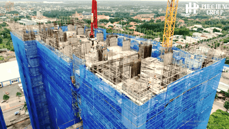Tiến độ Thi Công Mới Nhất ở Citymark Residence Phú Mỹ