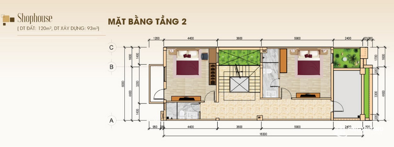 Shophouse Tầng 2