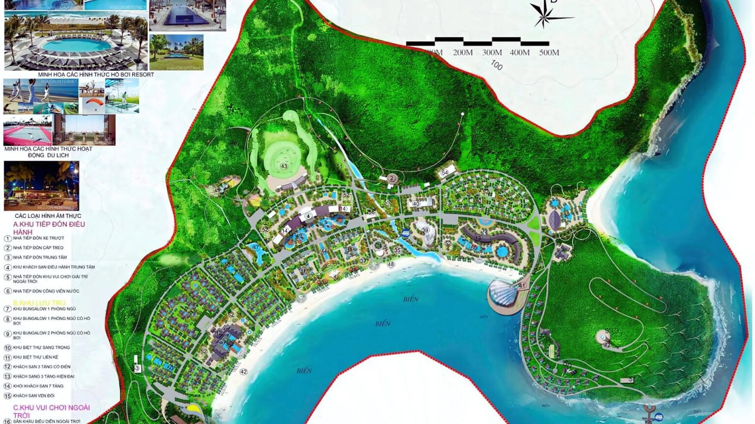 Mặt Bằng Tiện ích Vinhomes Hải Vân Bay