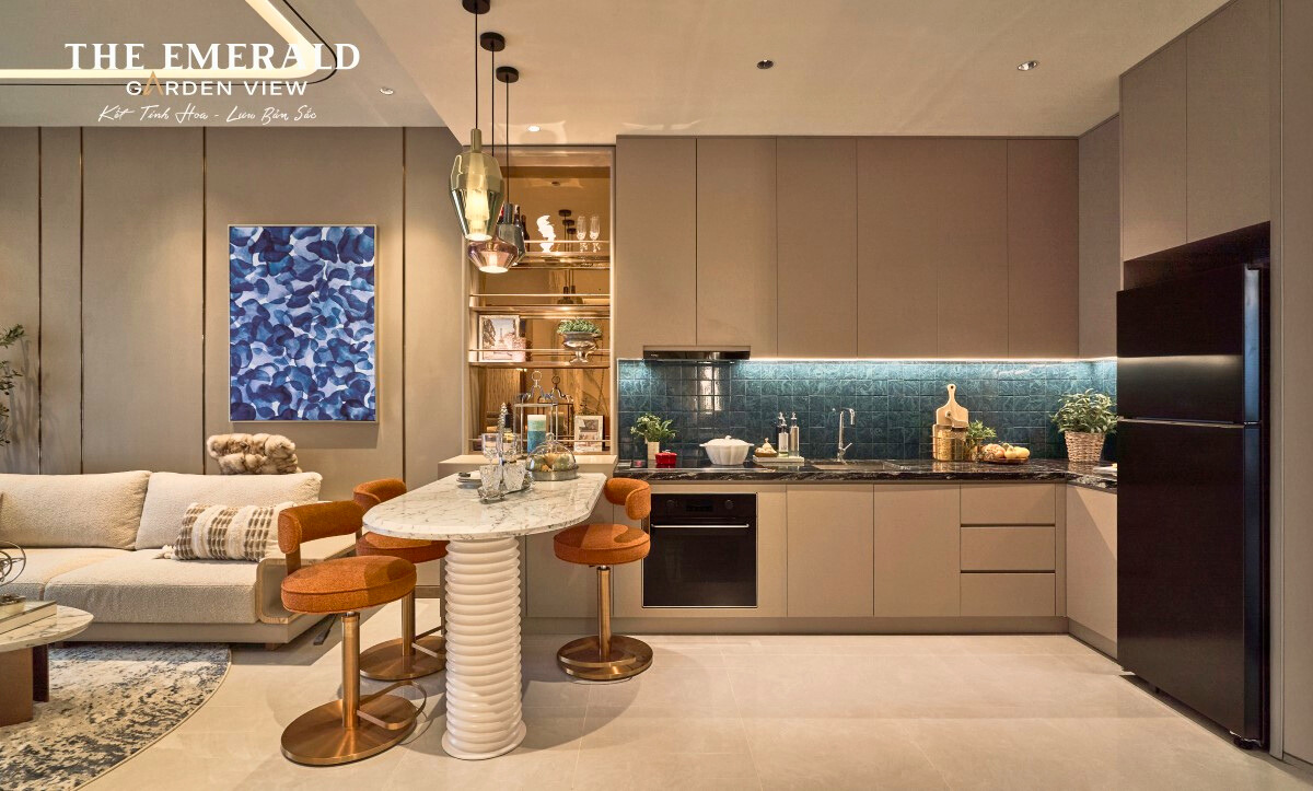 Nhà Mẫu Căn The Emerald Garden View 1pn + (5)