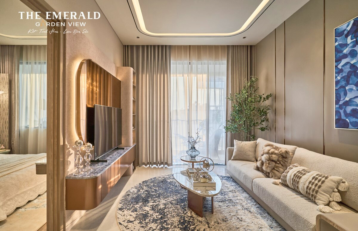 Nhà Mẫu Căn The Emerald Garden View 1pn + (8)