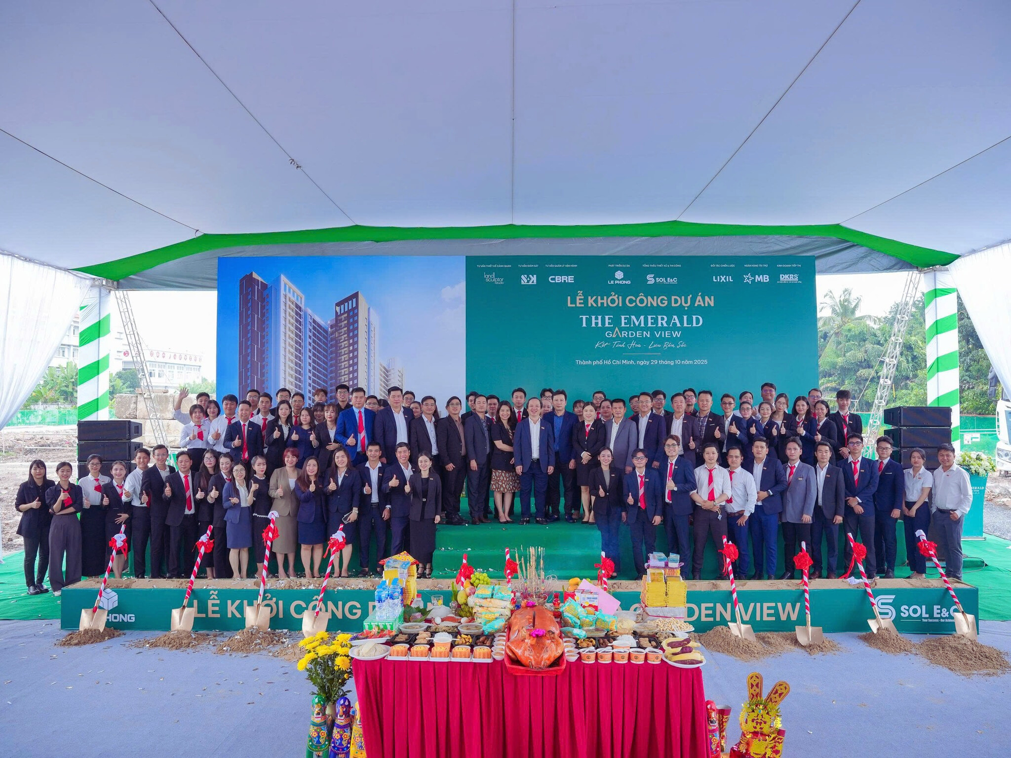 Lễ Khởi Công ở Dự án The Emerald Garden View (1)