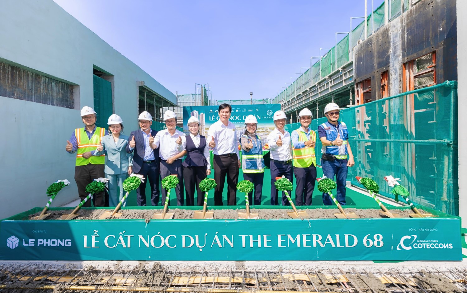 Lễ Cất Nóc Dự án The Emerald 68 Ngày 03-01-2026