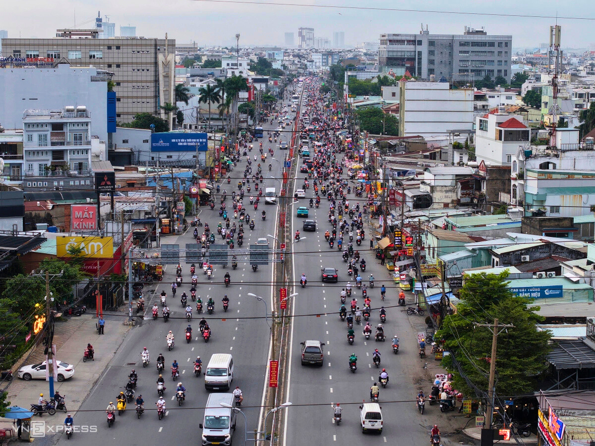 Lưu Lượng Xe Hướng Về Tp.hcm Lớn